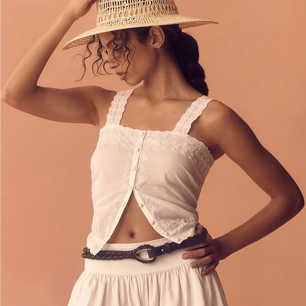 Anthropologie Woven Rope Belt NWOT